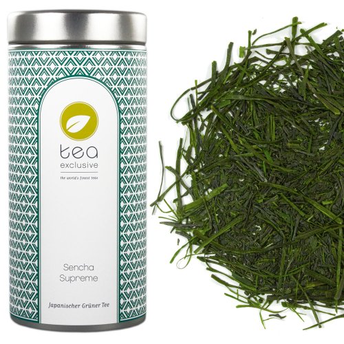 tea exclusive - Shincha Supreme, Grüner Tee, Japan, Dose 70g von tea exclusive