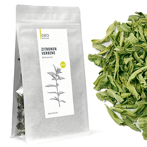 Zitronenverbene (Verveine Tee), BIO-Kräutertee, 40g Beutel von tea exclusive