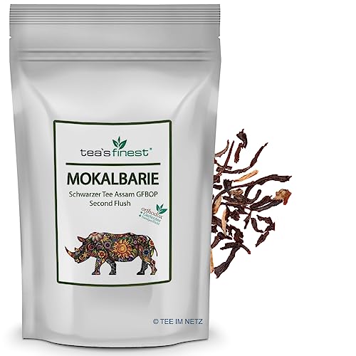 tea`s finest® Assam Mokalbari - Schwarzer Tee (100 Gramm) von tea`s finest