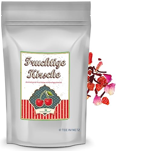 tea`s finest® Früchtetee Fruchtige Kirsche (100 Gramm) von tea`s finest