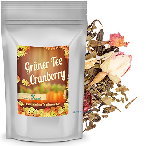 Grüner Tee Cranberry (100 Gramm) von tea`s finest