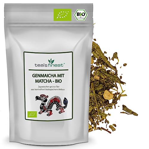 tea`s finest® Grüner Tee Japan Genmaicha mit Matcha - BIO (100% japanischer Grüntee aus kbA) (1000 Gramm) tea`s finest® Grüner Tee Japan Genmaicha mit Matcha - BIO (100% japanischer Grüntee aus kbA) (1000 Gramm) von tea`s finest