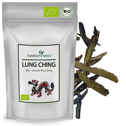 Grüner Tee - Lung Ching BIO (1000 Gramm) von tea`s finest