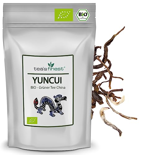 tea`s finest® Grüner Tee Yuncui - BIO (1000 Gramm) von tea`s finest