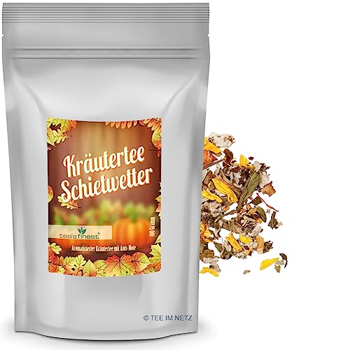 tea`s finest® Kräutertee Schietwettertee (100 Gramm) von tea`s finest