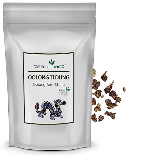 tea`s finest® Oolong Tee Ti Dung (China Frühling) (100 Gramm) von tea`s finest
