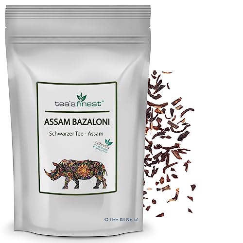 tea`s finest® Schwarzer Tee - Assam Bazaloni BOP (250 Gramm) von tea`s finest