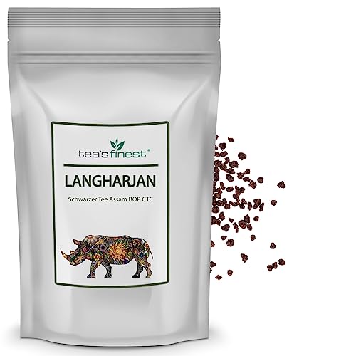tea`s finest® Schwarzer Tee - Assam Langharjan BOP CTC (1000 Gramm) von tea`s finest
