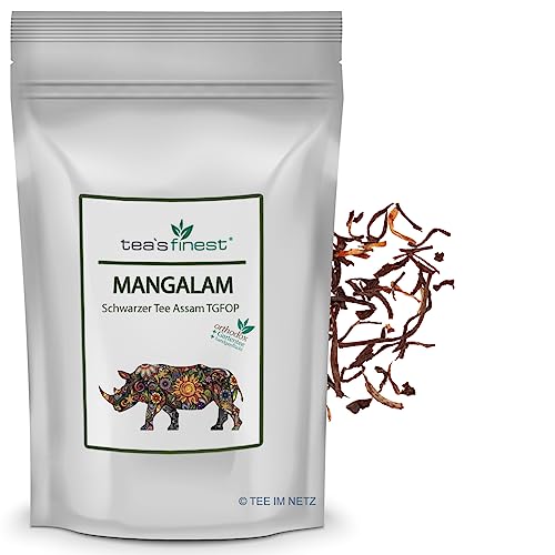 tea`s finest® Schwarzer Tee - Assam Mangalam TGFOP (100 Gramm) von tea`s finest