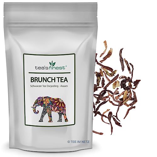 tea`s finest® Schwarzer Tee - Brunch Tea (Darjeeling/Assam) (1000 Gramm) von tea`s finest