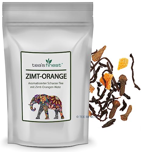 Schwarzer Tee Zimt-Orange (100 Gramm) von tea`s finest
