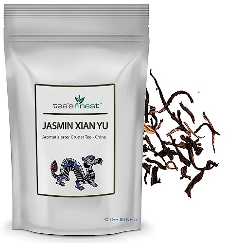 tea`s finest® Grüner Tee Jasmin Xian Yu (1000 Gramm) von tea`s finest