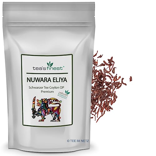 tea`s finest® Nuwara Eliya Ceylon OP Premium - Schwarzer Tee (500 Gramm) von tea`s finest