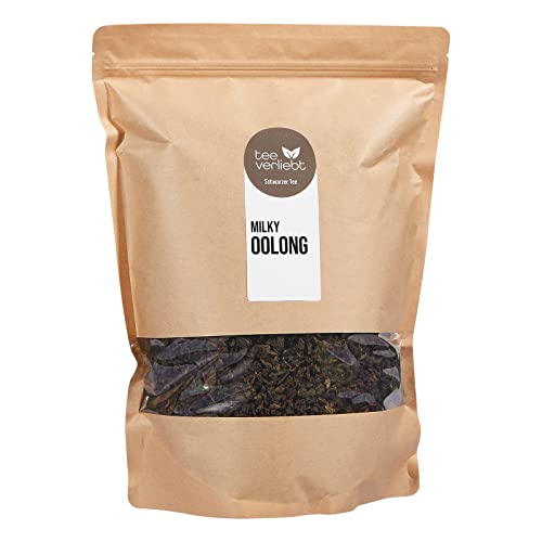 teeverliebt Milky Oolong Tee, loser schwarzer Tee, chinesischer Tee, Oolong-Schwarztee-Mischung, 1000 g von teeverliebt