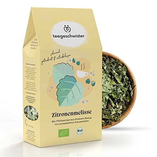 teegehschwister | BIO Zitronenmelisse | Melissentee aus fairem Direkthandel mit österreichischen Kräuterhöfen | 45g von teegeschwister