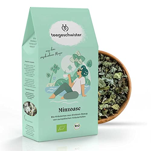 teegeschwister | Minzoase | Bio Minztee aus Österreich | fairer Direkthandel | grober Schnitt 60g von teegeschwister