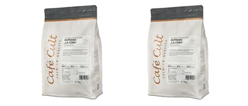 2 X NEU teemando® Kaffee Colombia Supremo "La Ceiba" in 1 kg Tüte, ganze Bohne = 2 kg von teemando