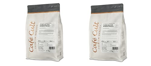 2 X NEU teemando® Kaffee Nicaragua "Flores del Café" in 1kg Tüte, ganze Bohne Woman's Fund Social Project = 2 kg von teemando