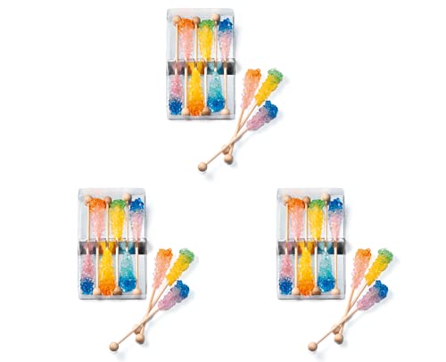 3 X teemando® Kandissticks "Duo", 2-farbig 6 Stück per Packung 11cm = wir liefern 3 Pckg. a 6 Stck. von teemando
