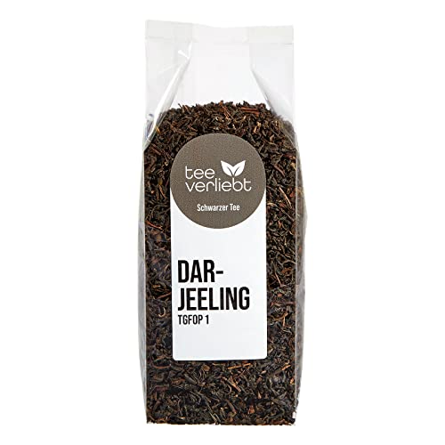 teeverliebt - Darjeeling Second Flush 200g I loser Darjeeling-Tee TGFOP1 aus Indien I vollmundige Sommer-Pflückung - Orange Pekoe Schwarzer Tee lose 200 g teeverliebt - Darjeeling Second Flush 200g I loser Darjeeling-Tee TGFOP1 aus Indien I vollmundige Sommer-Pflückung - Orange Pekoe Schwarzer Tee lose 200 g von teeverliebt