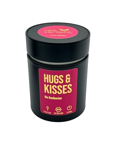 teeverliebt - Hugs & Kisses BIO Rooibos Tee mit Vanille Geschenkdose 80 g | Love Edition teeverliebt - Hugs & Kisses BIO Rooibos Tee mit Vanille Geschenkdose 80 g | Love Edition von teeverliebt