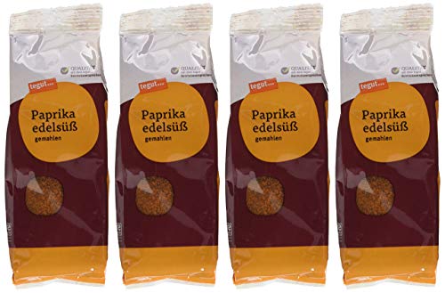 tegut... Paprika edelsüß gemahlen Gewürz, 4er Pack (4 x 70 g) von tegut… Reinheitsversprechen