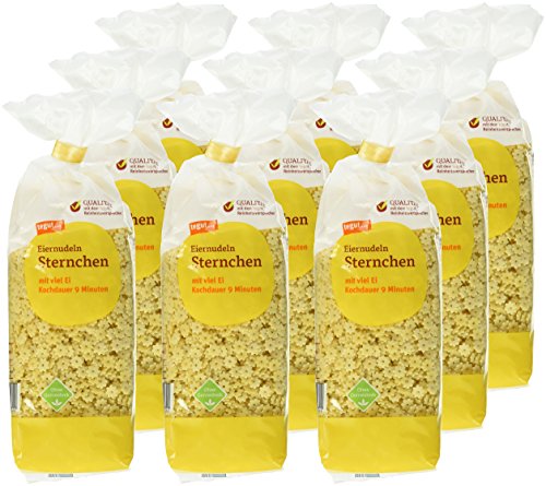 tegut... Eiernudel Sternchen, 9er Pack (9 x 250 g) von tegut…