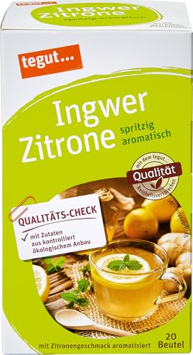 tegut… Tee, Ingwer Zitrone, 20 Beutel, 40 g tegut… Tee, Ingwer Zitrone, 20 Beutel, 40 g von tegut…