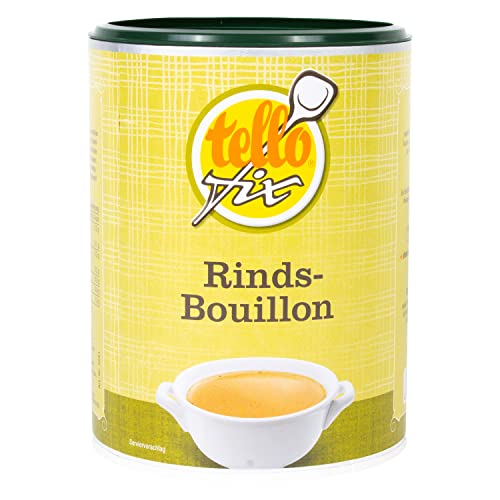 tellofix Rinds-Bouillon - Vielseitige Fleisch-Brühe, als Universal-Würzmittel zum Verfeinern einsetzbar - kalorienarm - 1 x 540 g von tellofix