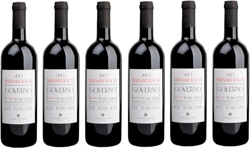 6x 0,75l - Terrescure - 2.60 - Bernardeschi - Governo all uso Toscano - Toscana I.G.T. - Italien - Rotwein trocken von terrescure