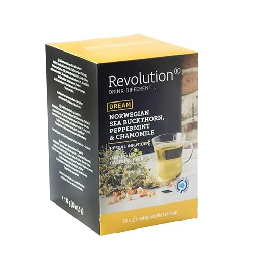 Revolution Tee 20ct - Norwegian Sea Buckthorn (Sanddorn), Peppermint & Chamomille von thokika