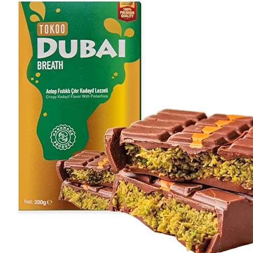 Dubai Schokolade Pistazie 200 g - Die Dubai Schokolade mit Engelshaar Teigfäden, Kadayif und Pistazienmus - Pistaziencreme Dubai Schokolade Kaufen - Schokolade Dubai Chocolate - Pistazien Schokolade Dubai Schokolade Pistazie 200 g - Die Dubai Schokolade mit Engelshaar Teigfäden, Kadayif und Pistazienmus - Pistaziencreme Dubai Schokolade Kaufen - Schokolade Dubai Chocolate - Pistazien Schokolade von tokoo