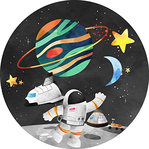 Essbarer Tortenaufleger Astronaut im Weltraum // Tortendeko Planeten von tolle-tortenaufleger