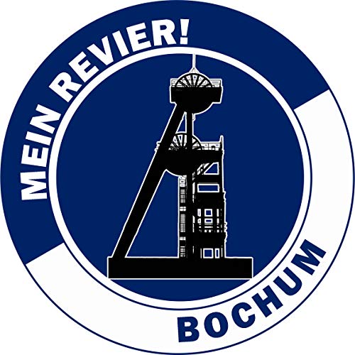 Essbarer Tortenaufleger Bochum "Mein Revier" // Kuchendekoration Bochum, Ruhrpott, Pott, Zeche // (Zuckerpapier) von tolle-tortenaufleger