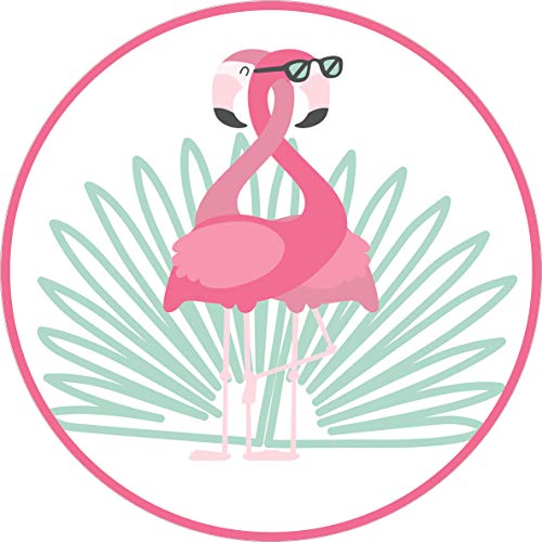 Essbarer Tortenaufleger Flamingo - Pärchen // Tortendekoration Flamingo // 20cm von tolle-tortenaufleger