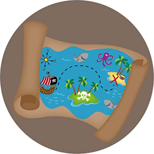 Essbarer Tortenaufleger Piraten Schatzkarte // Tortendekoration Pirat Essbarer Tortenaufleger Piraten Schatzkarte // Tortendekoration Pirat von MEILAN