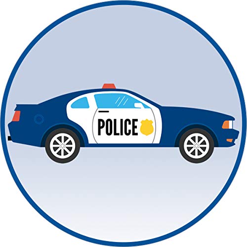 Essbarer Tortenaufleger Polizeiauto // Polizei Tortendekoration (Oblatenpapier) von tolle-tortenaufleger