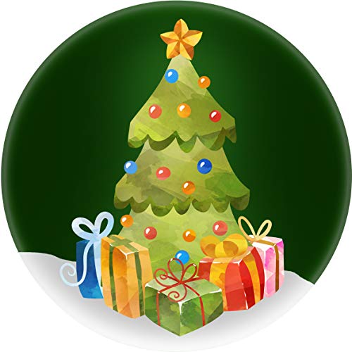 Essbarer Tortenaufleger Weihnachtsbaum // Kuchendekoration Weihnachten Adventszeit // 20cm (Zuckerpapier) von tolle-tortenaufleger