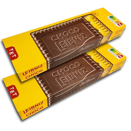 2 er Pack Leibniz Choco Edelherb 2 x 125g Butterkekse mit edelherber Schokolade von topDeal