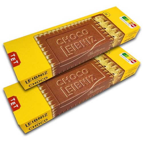 2 er Pack Leibniz Choco Vollmilch 2x 125g Butterkeks mit Vollmilchschokolade. von topDeal