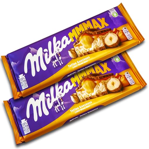 2 er Pack Milka Mmmax Toffee Ganznuss 2 x 300g XXL Tafeln Schokolade 2 er Pack Milka Mmmax Toffee Ganznuss 2 x 300g XXL Tafeln Schokolade von topDeal