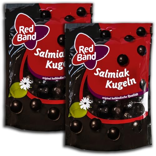 2 er Pack Red Band Salmiak Kugeln 2 x 175g Kugeln aus Starklakritz von topDeal