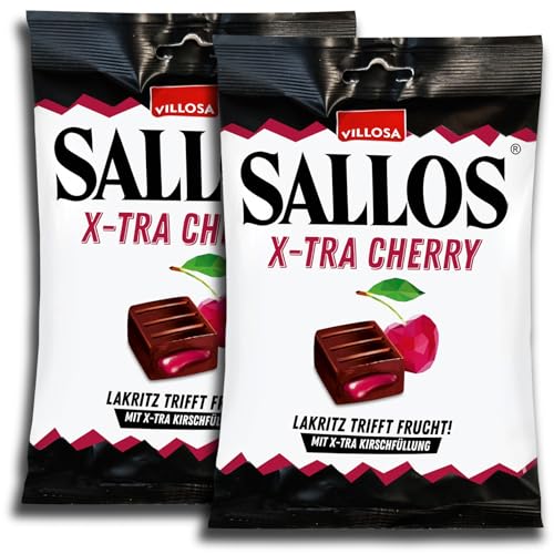 2 er Pack Sallos X-Tra Cherry 2 x 150g von topDeal