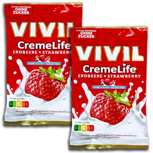 2 er Pack Vivil CremeLife Erdbeere ohne Zucker2 x 110g 2 er Pack Vivil CremeLife Erdbeere ohne Zucker2 x 110g von topDeal