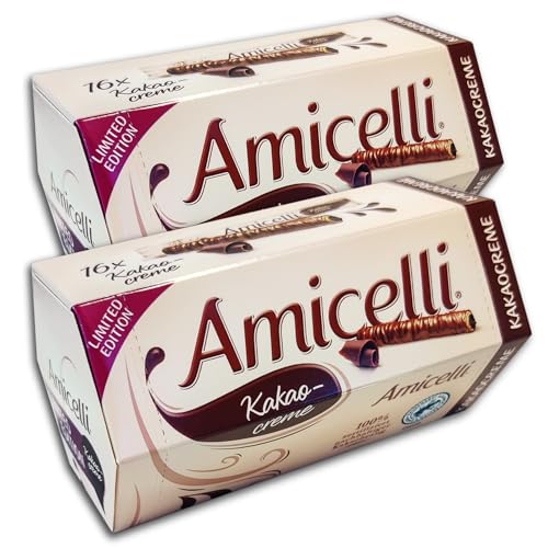 2 x Amicelli Kakaocreme Sticks Limited Edition 2 x 200 g 2 x Amicelli Kakaocreme Sticks Limited Edition 2 x 200 g von topDeal