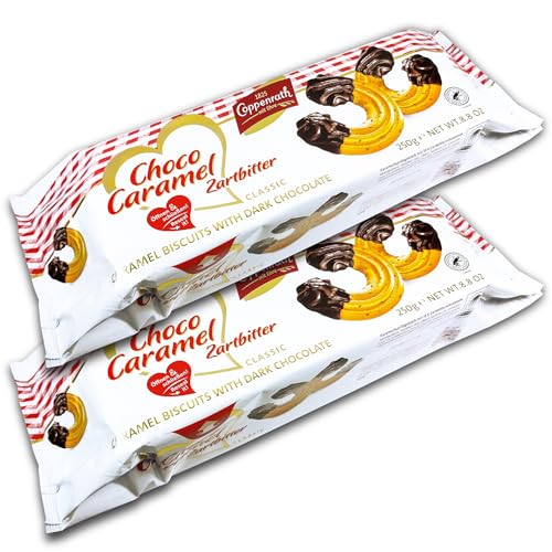 2er Pack Coppenrath Classic Choco Caramel Zartbitter 2 x 250g Spritzgebäck mit Karamell-Geschmack und Zartbitter-Schokolade 2er Pack Coppenrath Classic Choco Caramel Zartbitter 2 x 250g Spritzgebäck mit Karamell-Geschmack und Zartbitter-Schokolade von topDeal