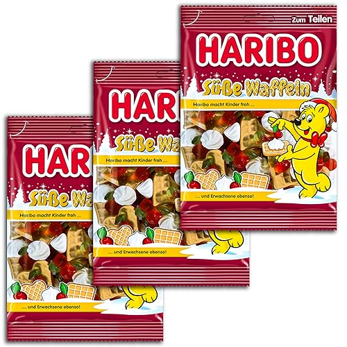 3 er Pack Haribo Süße Waffeln 3 x175 g 3 er Pack Haribo Süße Waffeln 3 x175 g von topDeal