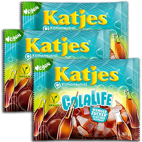 3 er Pack Katjes ColaLife 3 x 160g Vegan 3 er Pack Katjes ColaLife 3 x 160g Vegan von topDeal