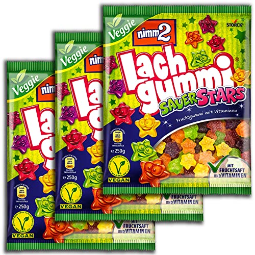 3 er Pack Lachgummi SauerStars 3 x 250g 3 er Pack Lachgummi SauerStars 3 x 250g von topDeal