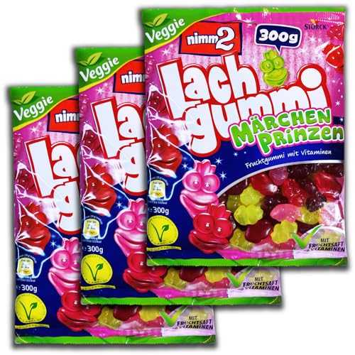 3 er Pack Nimm2 Lachgummi Märchenprinzen 3 x 300g von topDeal